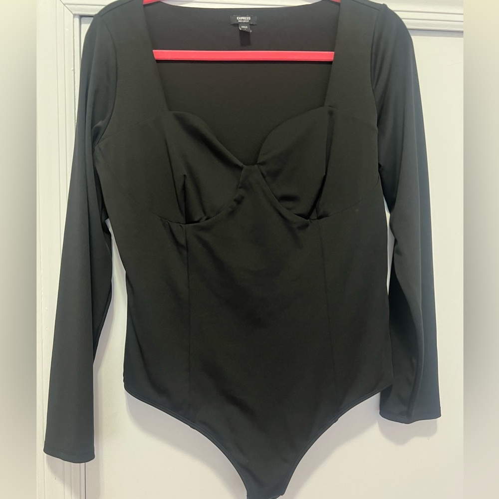 Body Contour Bodysuit with Bodice Detail